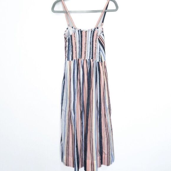 Free People Stripped Flowy Midi Dress - Picture 7 of 13